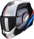Moto přilba SCORPION EXO-TECH EVO FORZA černo/stříbrno/červená
