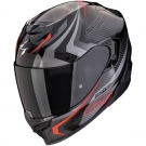 Moto přilba SCORPION EXO-520 EVO AIR TERRA černo/stříbrno/červená