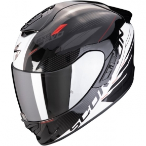 Moto přilba SCORPION EXO-1400 EVO II AIR LUMA černo/bílá