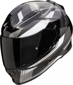 Moto přilba SCORPION EXO-491 ABILIS černo/stříbrno/bílá