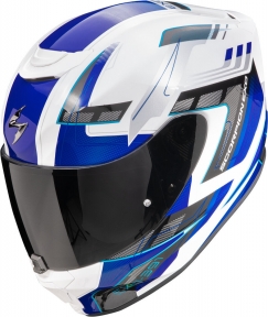 Moto přilba SCORPION EXO-391 CAPTOR bílo/modrá