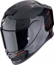 Moto přilba SCORPION EXO-R1 EVO CARBON AIR CYNERGY černo/červená