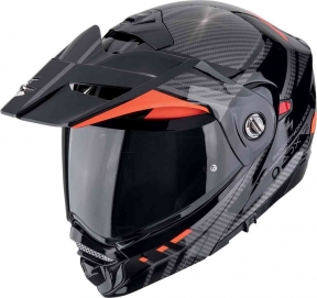 Moto přilba SCORPION ADX-2 LEWIS černo/červená