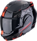 Moto přilba SCORPION EXO-TECH EVO TRAVELLER černo/červená