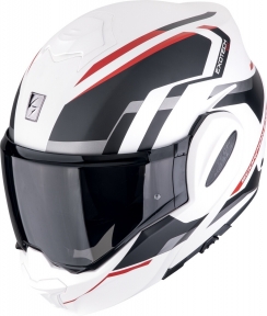 Moto přilba SCORPION EXO-TECH EVO FURIO matná bílo/černo/červená