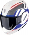 Moto přilba SCORPION EXO-TECH EVO FURIO bílo/červeno/modrá