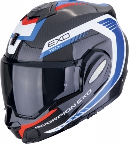 Moto přilba SCORPION EXO-TECH EVO CARBON COSY černo/modro/červená