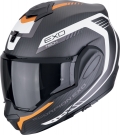 Moto přilba SCORPION EXO-TECH EVO CARBON COSY matná černo/oranžová