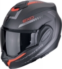Moto přilba SCORPION EXO-TECH EVO CARBON COSY matná černo/červená