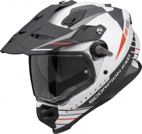 Moto přilba SCORPION ADF-9000 AIR FEAT matná bílo/černo/červená