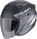 Moto přilba SCORPION EXO-230 BAND matná černo/stříbrná