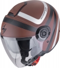 Moto přilba SCORPION EXO-CITY II RIVA matná hnědo/stříbrná