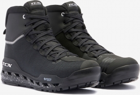 Moto boty TCX CLIMATREK SURROUND GORE-TEX černo/bílé