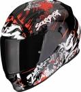 Moto přilba SCORPION EXO-491 SPECTOR černo/červená