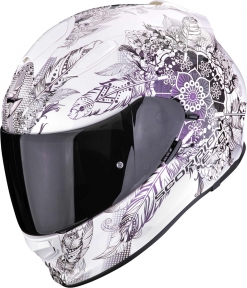 Moto přilba SCORPION EXO-491 DREAM bílý chameleon