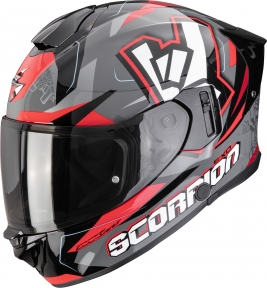 Moto přilba SCORPION EXO-530 AIR ROK šedo/černo/červená