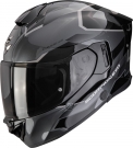 Moto přilba SCORPION EXO-530 AIR CLIP stříbrno/černá