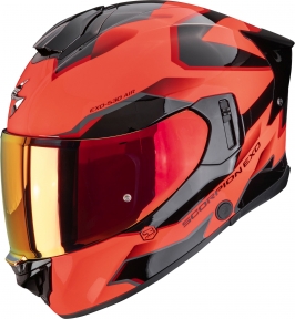 Moto přilba SCORPION EXO-530 AIR CLIP červeno/černá