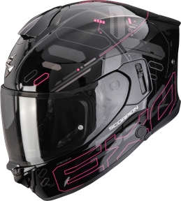 Moto přilba SCORPION EXO-530 AIR FOND černo/růžová