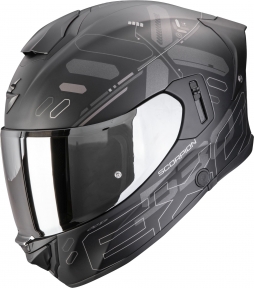 Moto přilba SCORPION EXO-530 AIR FOND matná černo/stříbrná