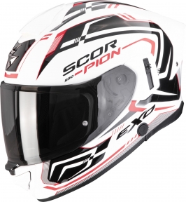 Moto přilba SCORPION EXO-530 AIR SLOPE bílo/černo/červená