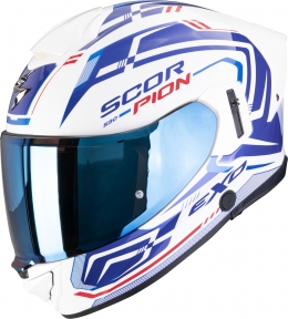 Moto přilba SCORPION EXO-530 AIR SLOPE bílo/modro/červená