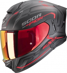 Moto přilba SCORPION EXO-530 AIR SLOPE matná černo/červená