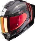 Moto přilba SCORPION EXO-1500 CARBON AIR ZITY černo/červená