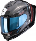 Moto přilba SCORPION EXO-1500 CARBON AIR ZITY černo/červeno/modrá