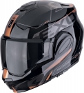 Moto přilba SCORPION EXO-TECH EVO TRAVELLER černá měděná