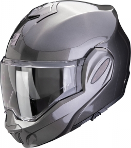 Moto přilba SCORPION EXO-TECH EVO PRO solid metalická šedá